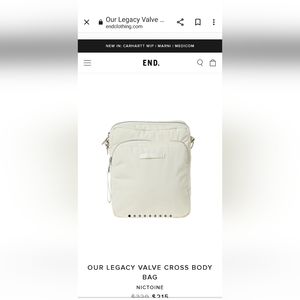 Our Legacy Valve Crossbody Bag